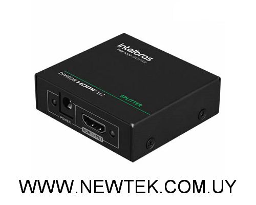 Splitter Intelbras VEX 1002 Switch Divisor HDMI 1 Entrada x 2 Salidas de Video